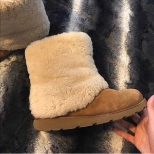 Ugg Maylin cuffed fur boots